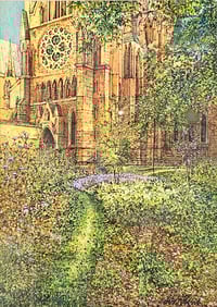 Image 1 of Carl Paul "The Garden Path, Lincoln"
