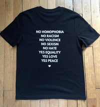 Image 5 of T-Shirt mixte NO HATE
