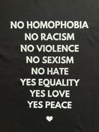 Image 6 of T-Shirt mixte NO HATE