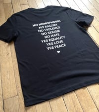 Image 7 of T-Shirt mixte NO HATE