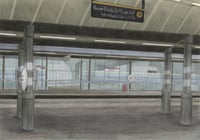 Stratford Train Station Platform A5 Print