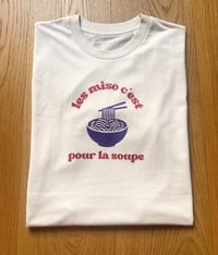 Image 8 of TEE-SHIRT brut naturel "LES MISO C'EST POUR LA SOUPE"