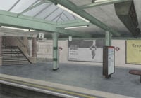 Platform at White City Station A5 Print 