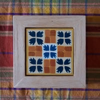 Image 2 of Mini Quilt - Stars & Flowers