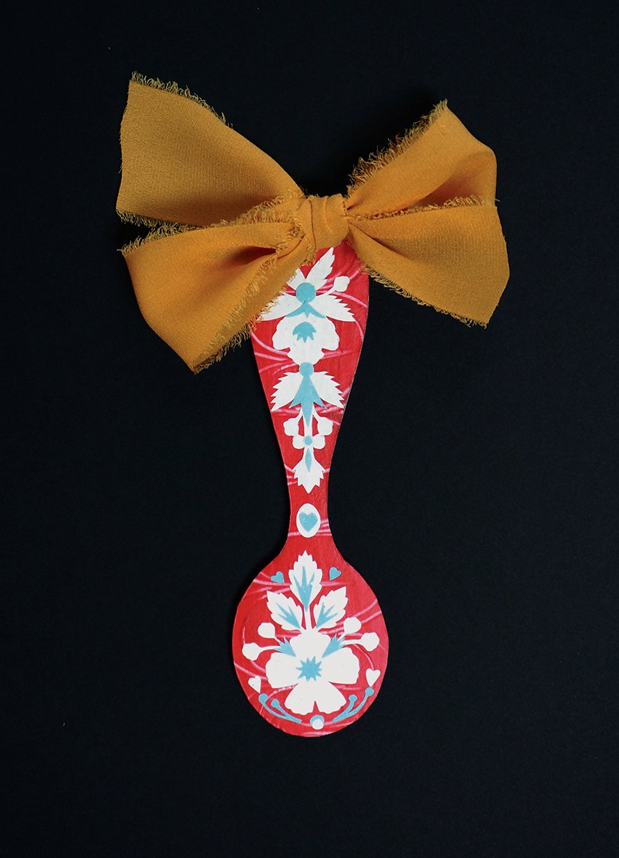 Image of Collage Folk Art Spoons