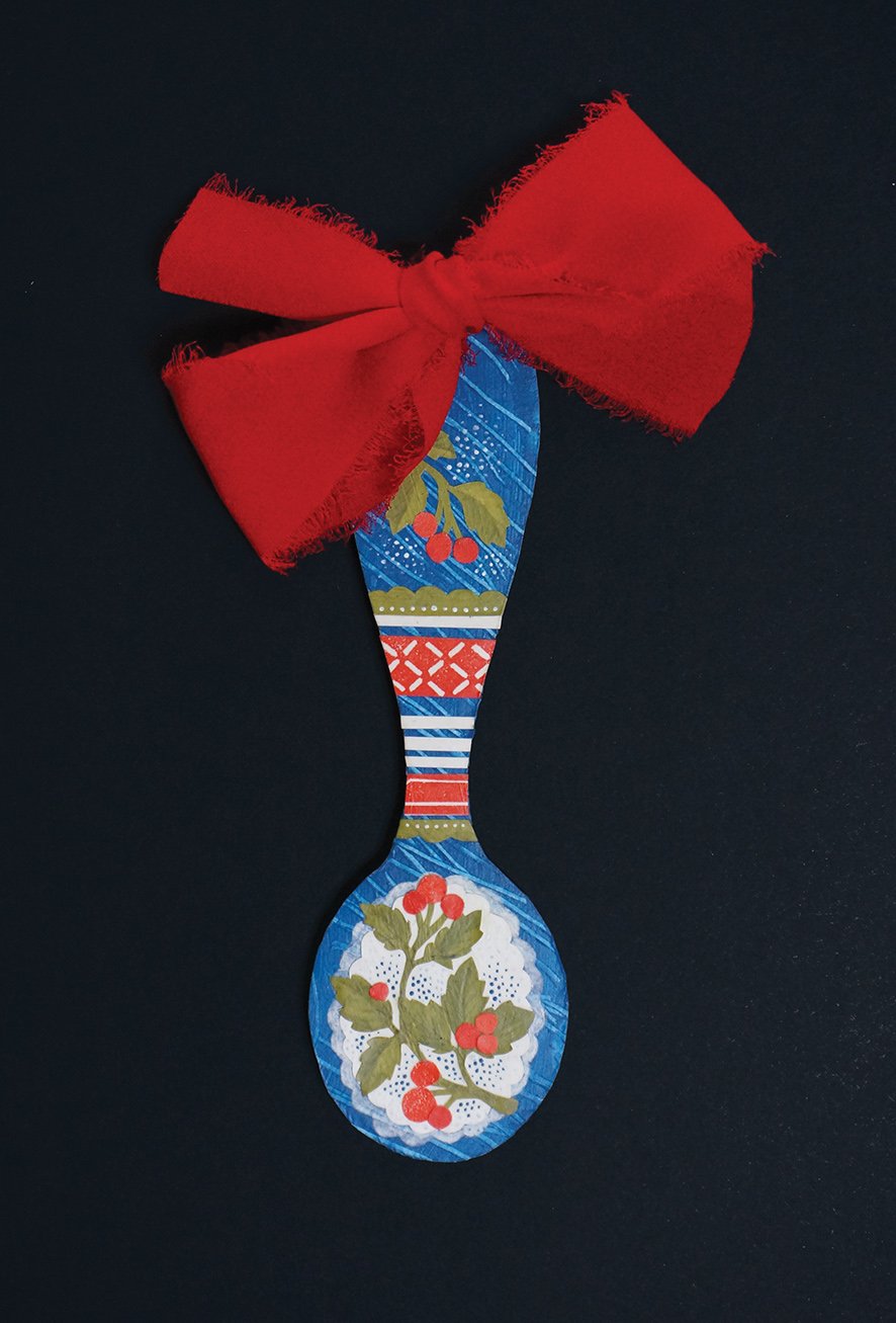 Image of Collage Folk Art Spoons