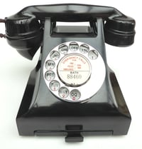 Image 1 of VOIP Ready 332 GPO Bakelite Telephone -for all domestic VoIP services. BT Digital Voice, EE, Sky etc