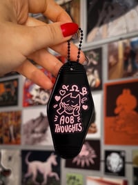 Image 1 of AOB Thoughts - Don't Touch My Ao3 History | Double Sided Keychain | Omegaverse
