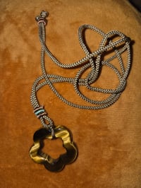 Image 2 of Tiger eye flower necklace 🐅 