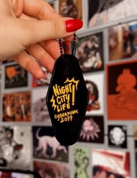 Image 1 of Night City Life! - No Good Endings | Double Sided Keychain | Cyberpunk