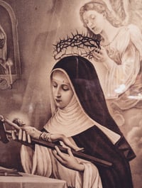 Image 3 of Saint Rita print 