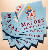 Image 1 of LeoDrip Malört Be With You 3" x 3" Sticker 