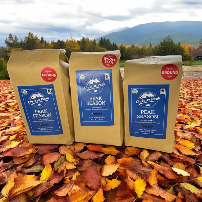 Peak Season Fall Light Roast Coffee, 3 Bags