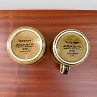 Image 3 of Arabia Finland Kosmos Sugar Bowl and Creamer