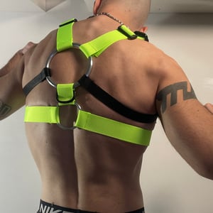 Image of TACTICAL HARNESS RB_01 / NEON GREEN_BLACK UV