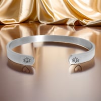 Image 6 of "तत्त्वमसि (Tat Tvam Asi)" Engraved Sanskrit Spiritual Bracelet