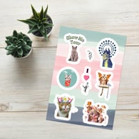 Image 2 of I Love Cats - Die Cut Stickers - Cat Stickers - Ltd Ed. Sticker Sheet - Show Me Your Kitties