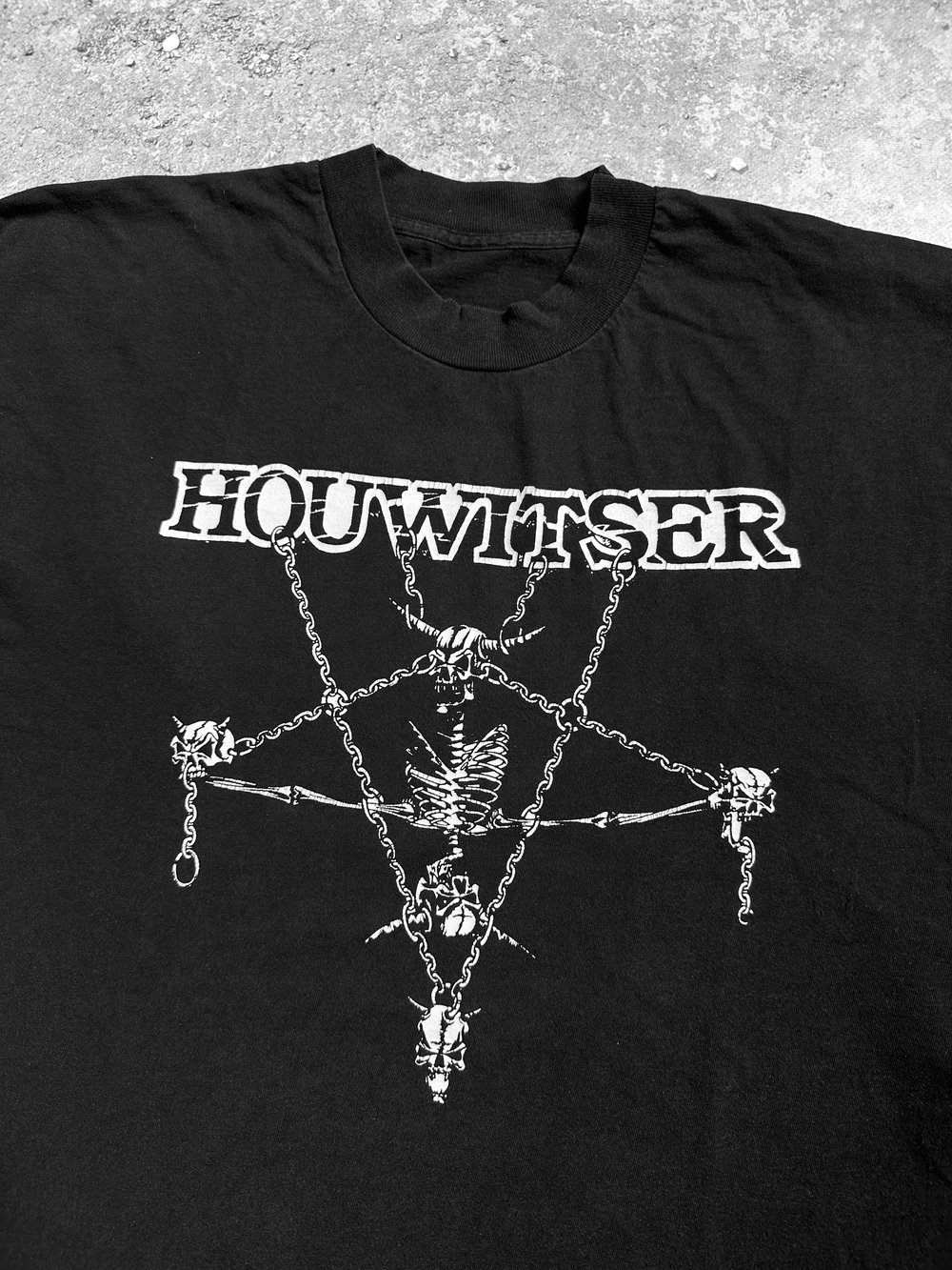 *Rare* Houwitser 1990’s ‘Under The Flag Of Death We March’ Longsleeve Shirt