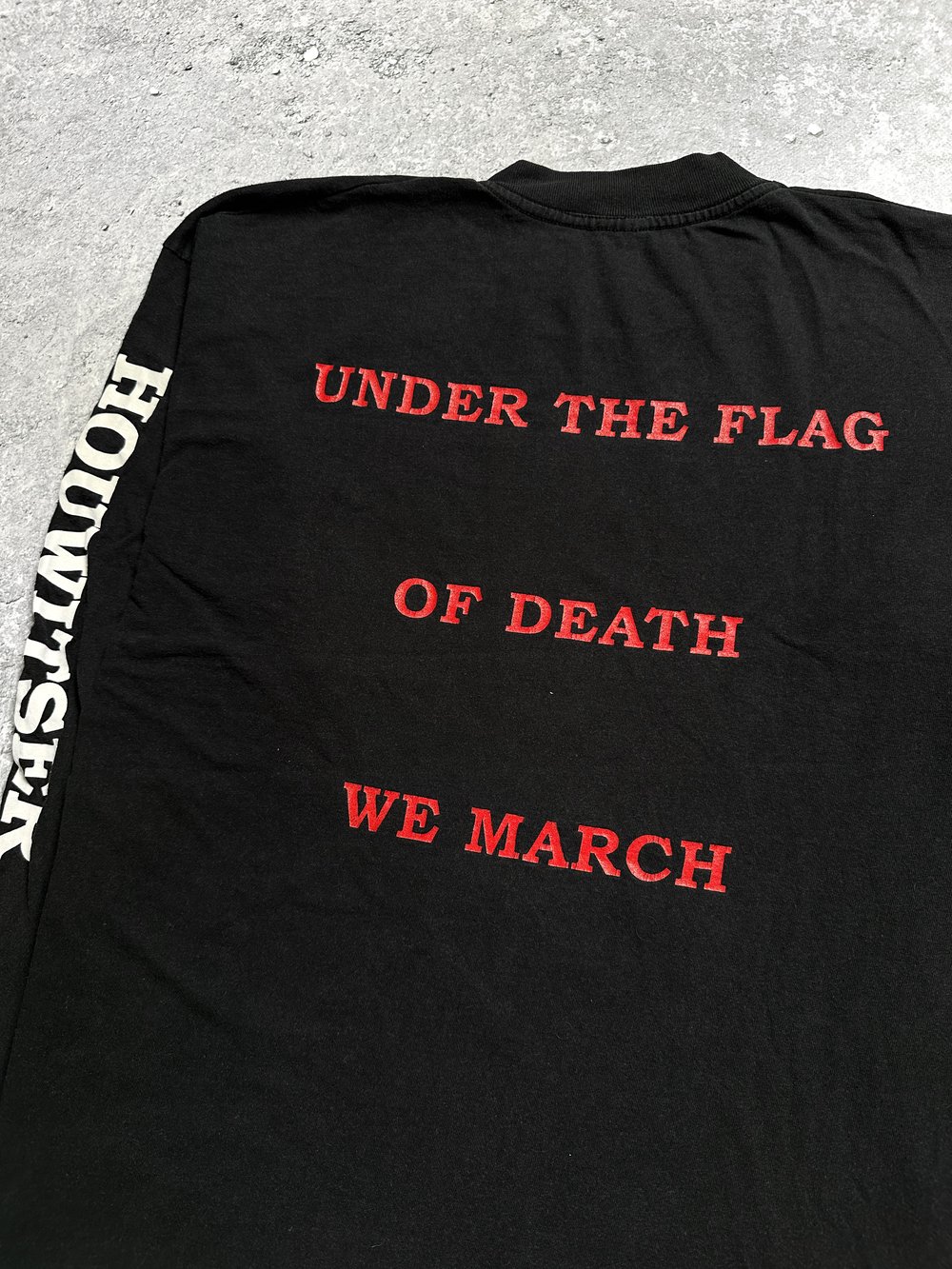 *Rare* Houwitser 1990’s ‘Under The Flag Of Death We March’ Longsleeve Shirt