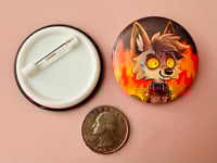 "This is fine" Whiskey Button