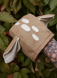 Image 2 of Little Fawn Handmade baby bonnet 