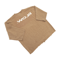 Image 1 of Sleeve Sweatshirt (Khaki)