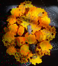 Image 2 of ”Fire Flash” Maple Leaf/ Beads