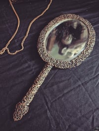 Image 3 of Filigree hand mirror