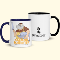 Image 2 of NEW! Salmon Schechter Mug