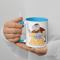 Image 3 of NEW! Salmon Schechter Mug