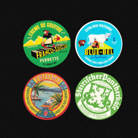 Image 19 of [MASALA NOIR®] CHEESE LABELS (1950–1990)