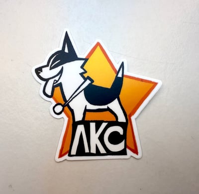 Image of AKC BRAND Sticker