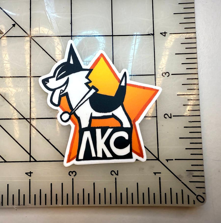 Image of AKC BRAND Sticker