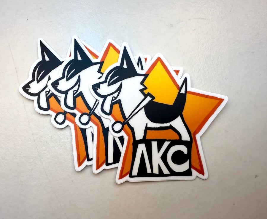 Image of AKC BRAND Sticker