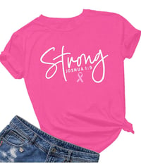 Image 5 of Joshua 1:9 Breast cancer awareness 