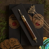 Image 1 of Bent Rivers marking knife with Fine Snakewood scales #2