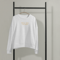 Image 5 of Travel Well. Live Well. Women’s Organic Sweatshirt