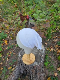 Image 1 of Cashmere Stretchy Wrap in Ivory - Moderate Coverage 