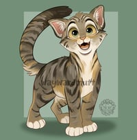 Image 2 of Tabby Cat Sticker
