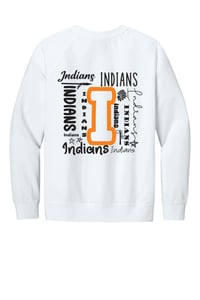 Image 2 of Indians Bubble Crew Neck (Design created by Aly Hansen)