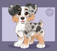 Image 2 of Aussie Pup Sticker