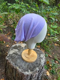 Image 2 of Merino Wool Stretchy Wrap in Lavender 