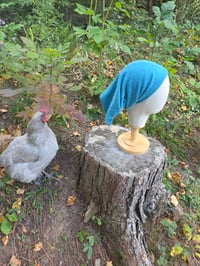 Image 3 of Cashmere Stretchy Wrap - Blue