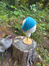 Image 1 of Cashmere Stretchy Wrap - Blue