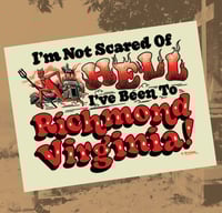 Image 1 of "I'm Not Scared" Screen Printed Poster (PRESALE - Ships/Available for Pick Up 10/13/25)