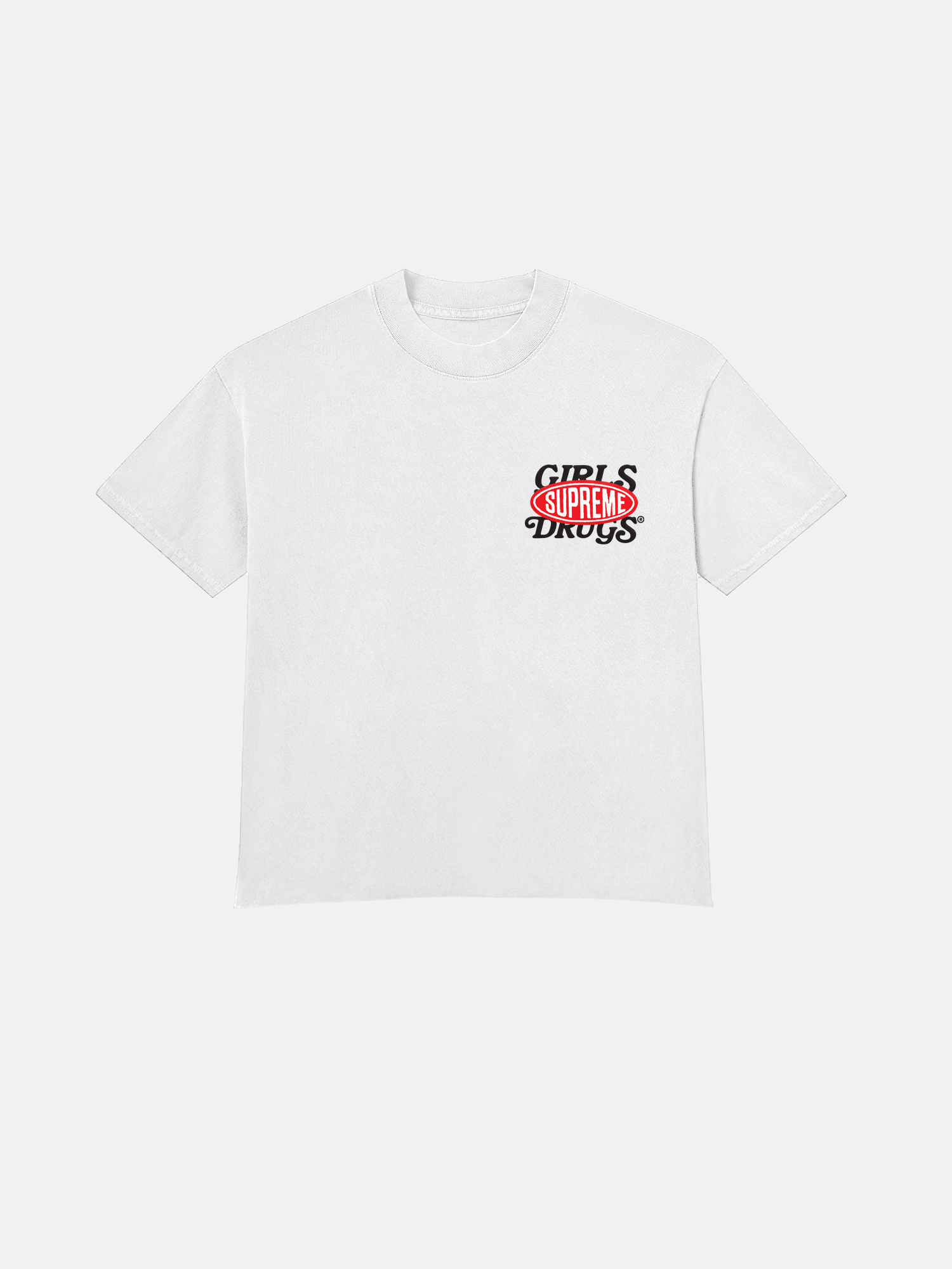 Image of GIRLS ARE DRUGS® x SUPREME® TEE  - WHITE