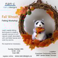 Image 1 of Workshop Registration - Raccoon Wreath