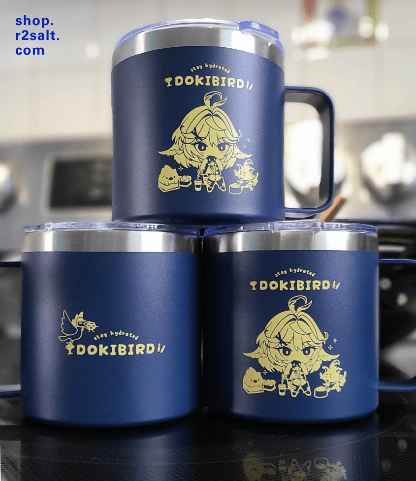 Image of Dokibird 14oz Stainless Steel Mug