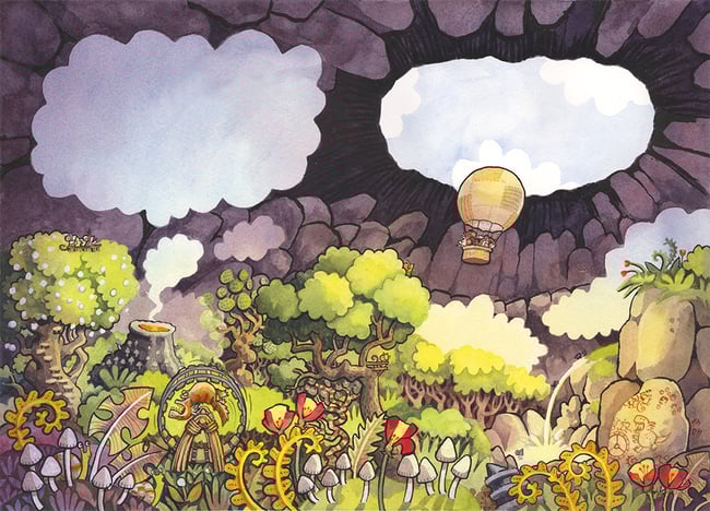 Mousehole to the Centre of the Earth: Flying out of Fern Cavern