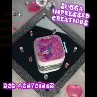 Image 1 of Sweet Dreamy Kuromi Dab Container